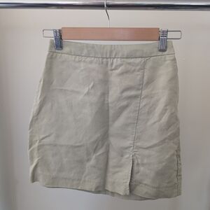Wilfred Sage Green Mini Skirt